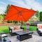 Pure Garden 10 Rectangular Patio Umbrella, Orange 50-LG1280 - alternate 4